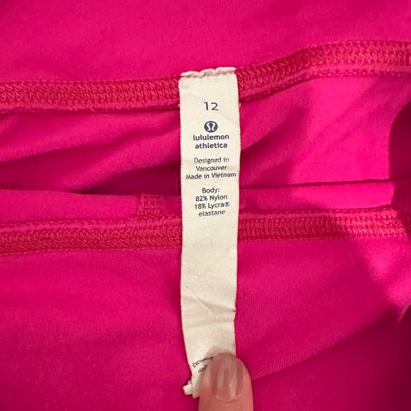 Lululemon pink size 12 leggings - Picture 2 of 4